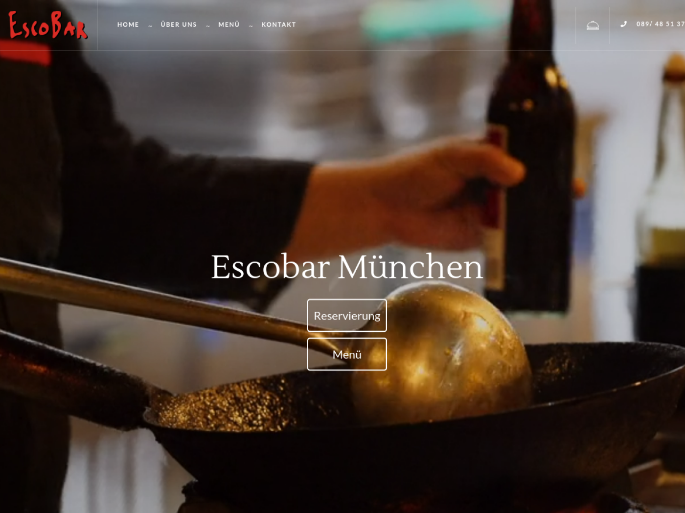 Website-Screenshot von EscoBar